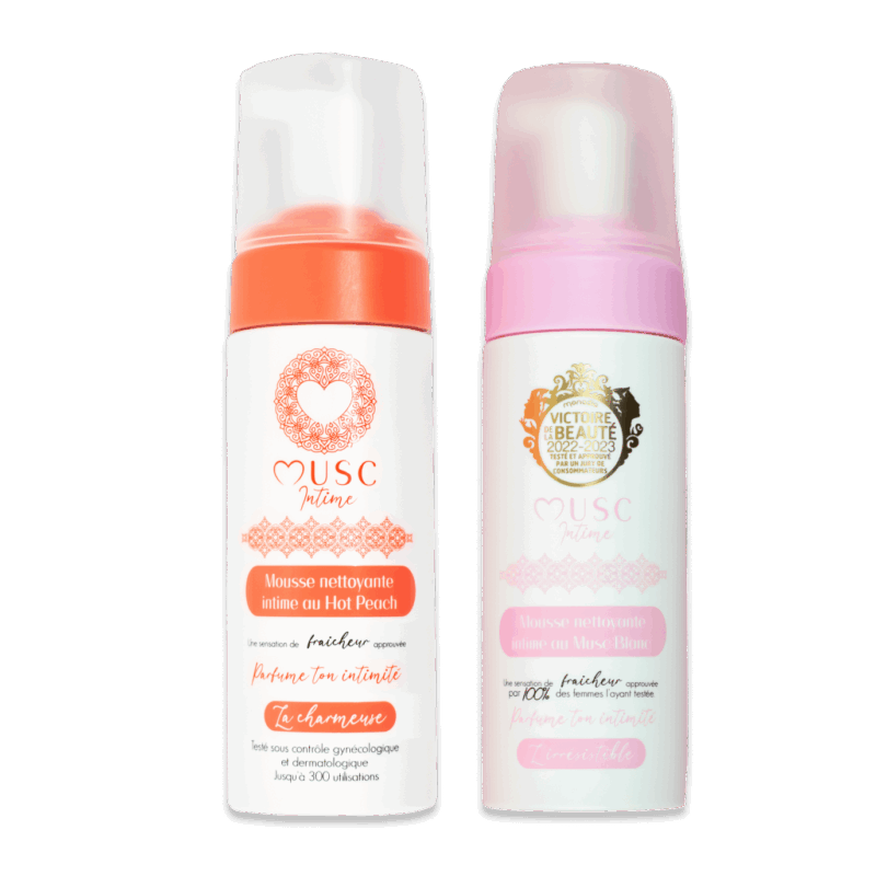 Maresana Hot Peach & White Musk Cleansing Foam Duo – Refreshing Skincare Set