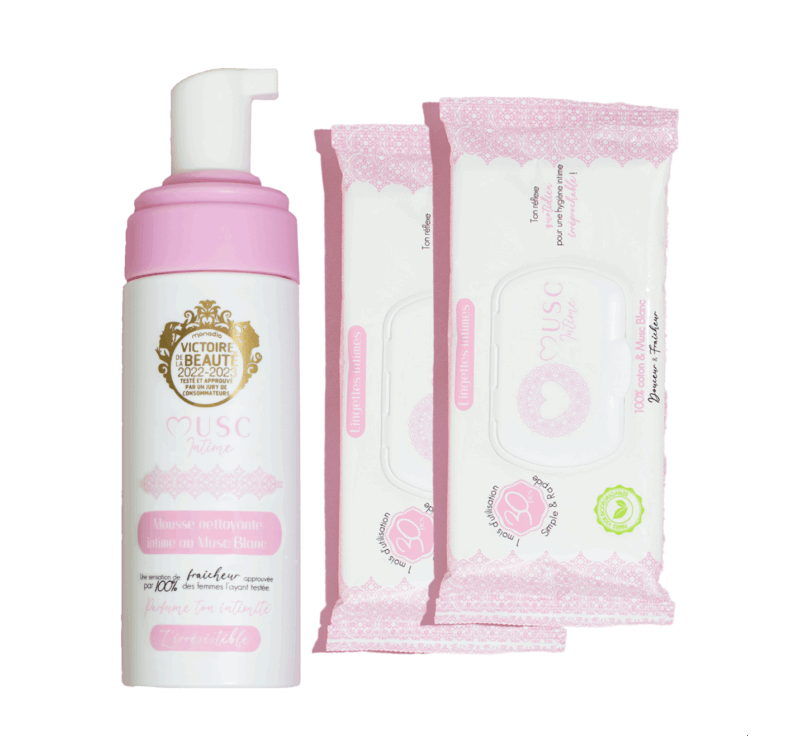 Maresana White Musk Cleanser & Soft Wipes – Gentle Skincare Set